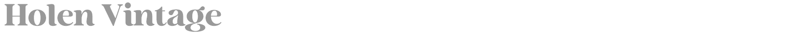 Holen Vintage font preview